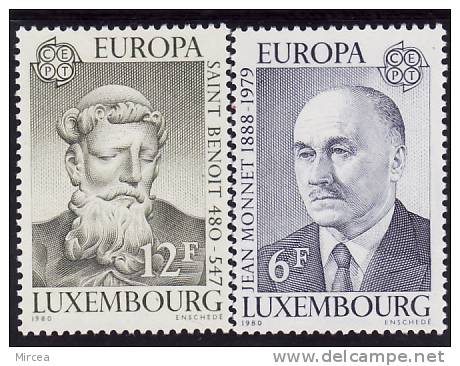 Luxembourg 1980 -  Yv.no.959/60 Neufs** - 1980