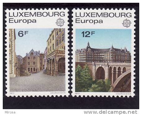 Luxembourg,  Yv.no.895/6 , Neufs** - 1977