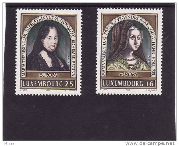 Luxembourg 1996 -  Yv.no.1340/1 Neufs** - Nuevos