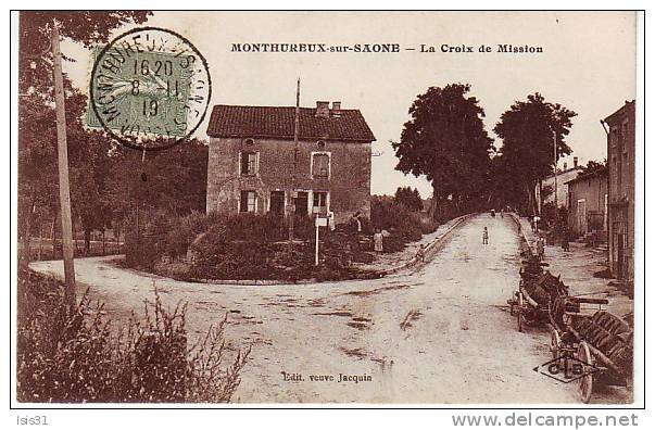 Dép 88  - R52 - Monthureux Sur Saone - La Croix De Mission - état - Monthureux Sur Saone