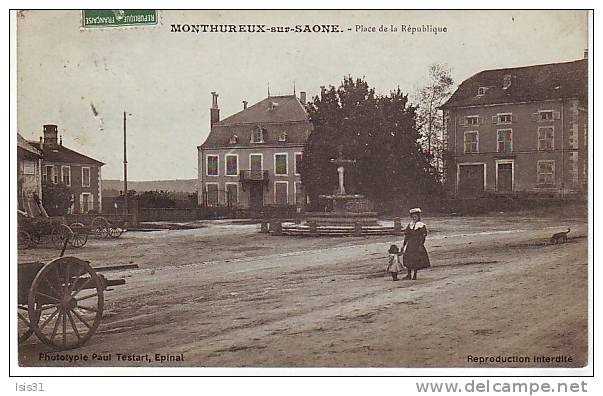 Dép 88  - R53 - Monthureux Sur Saone - Place De La République - Bon état - Monthureux Sur Saone