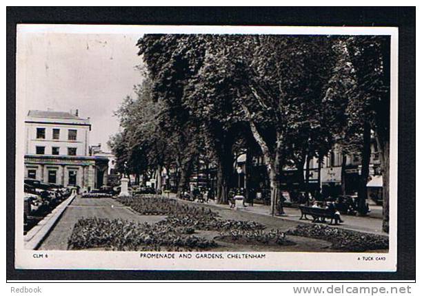 Raphael Tuck Real Photo Postcard Promenade & Gardens Cheltenham Gloucester Gloucestershire - Ref B135 - Cheltenham