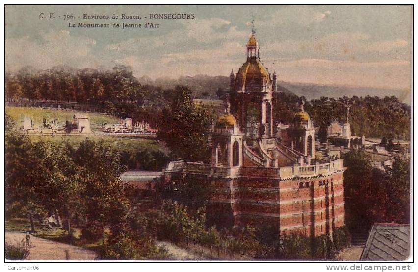 76 - Bonsecours - Le Monument De Jeanne D'Arc - Bonsecours