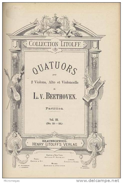Beethoven : Intégrale Des Quatuors à Cordes - A-C