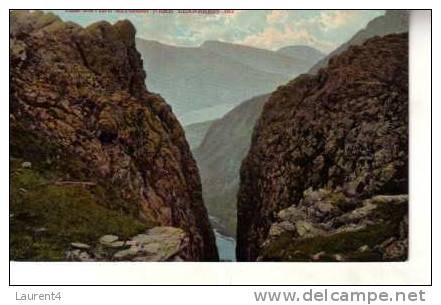 Old Wales Postcard - Carte Ancienne Du Pays De Galles - Llanberis - Devil Kitchen - Caernarvonshire