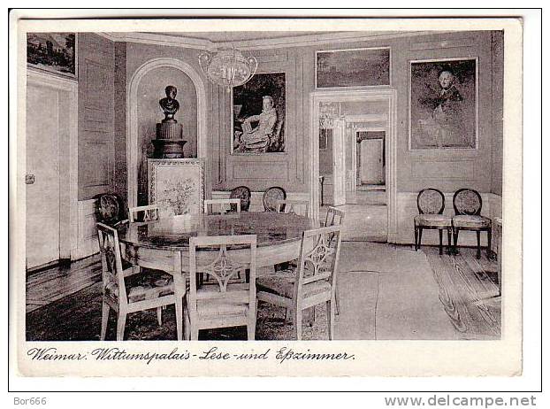 GOOD GERMANY POSTCARD - WEIMAR - Wittums Palace - Weimar