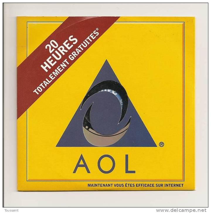 AOL: 20 Heures Totalement Gratuites (08-1677) - Internetaansluiting