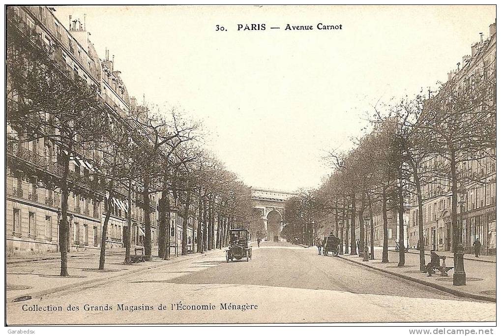 CPA De PARIS - Avenue Carnot. - Arrondissement: 17