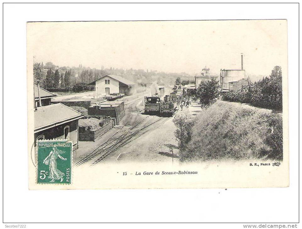 LA GARE DE SCEAUX-ROBINSON - Sceaux