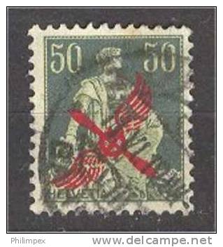 SWITZERLAND, 50 CENTIMES AIRPOST 1919, F/VFU - Used Stamps