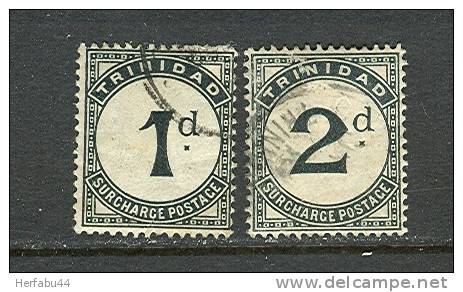 Trinidad Postage Due Stamps SC#  J10-J11 Used - Trinidad & Tobago (1962-...)