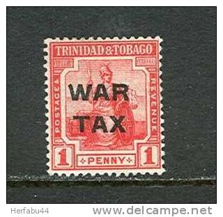 Trinidad & Tobago  War Tax Stamp SC# MR9  Mint  SCV-2019        $ 75.00 - Trinité & Tobago (1962-...)