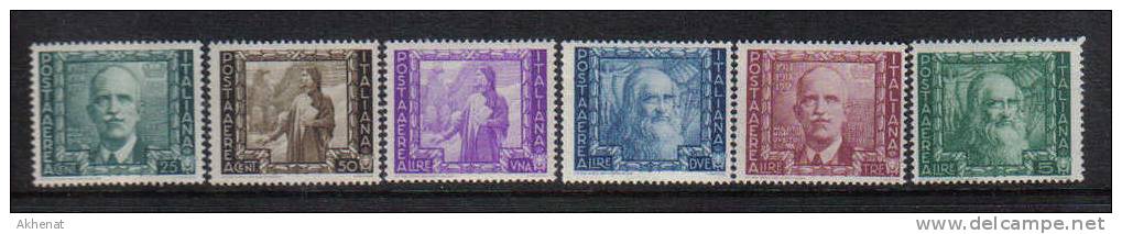 2RG545 - REGNO 1938 , Impero : Serie Di Posta Aerea N. 111/116  *** Leonardo Dante - Luchtpost