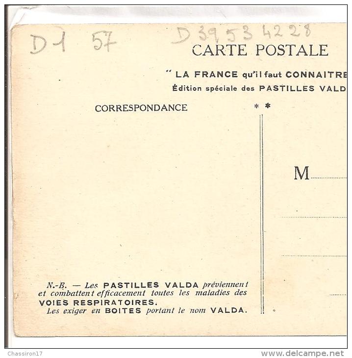 01 - Lot De 2 Cartes -  Département De L´ AIN -  BOURG -, Eglise De BROU - Pub :Pastilles Valda-  Mausolée De Philibert - Brou - Iglesia