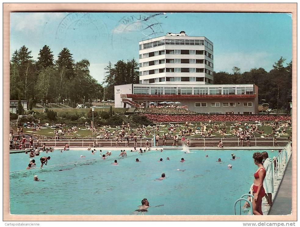 OBERURSEL Im TAUNUS SCHWIMMBAD PANORAMA HOTEL 10.07.1973 / GERMANY DEUTSCHLAND DUITSLAND GERMANIA ALEMANHA /2637A - Oberursel