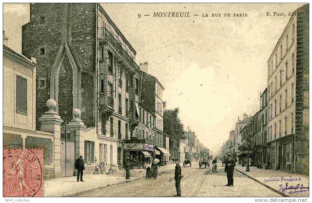 MONTREUIL - La Rue De Paris - Montreuil