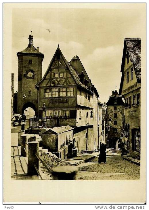 ALLEMAGNE  - ROTHENBURG OB DER TAUBER  -  PLONLEIN  (GF) - Rothenburg O. D. Tauber