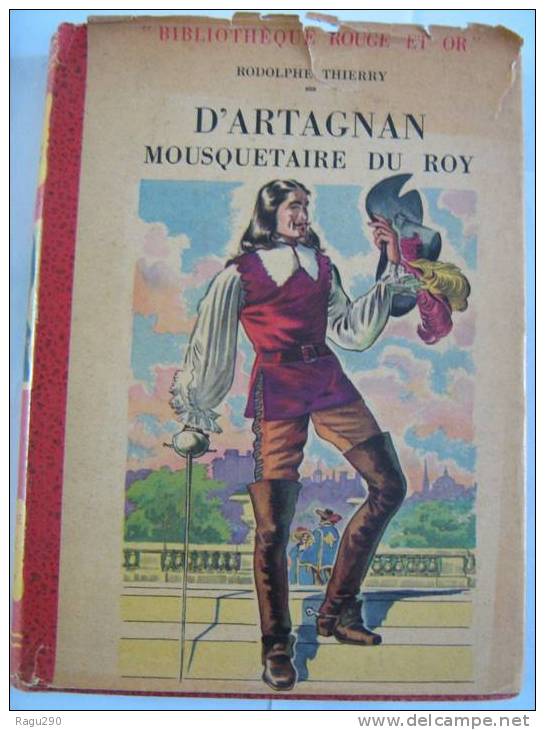 D'ARTAGNAN  Illustré Par GUY SABRAN - Bibliothèque Rouge Et Or