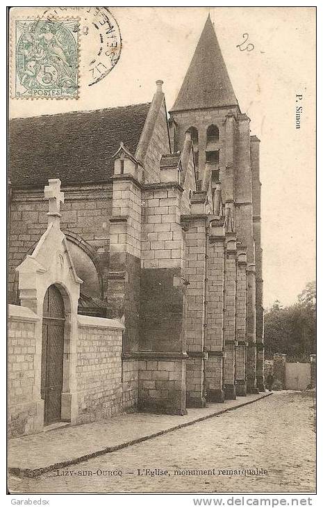 CPA De LIZY SUR OURCQ - L'Eglise, Monument Remarquable. - Lizy Sur Ourcq