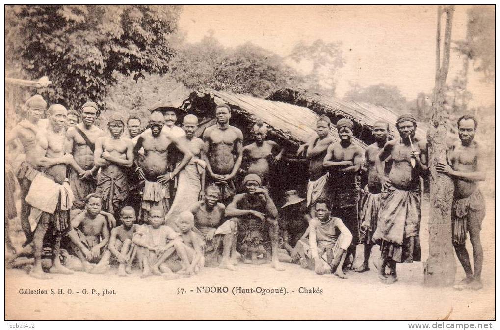 Gabon  -  N´Doro  -  Haut-Ogooué  -  Chakés - Gabon
