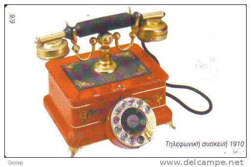 Greece-telphone Old-1910-used Card-tirage-250.000-10/2002 - Telefoni