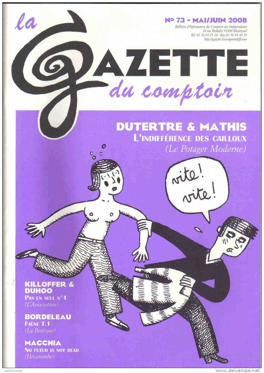 La Gazette Du Comptoir: Killoffer Ruppert Mulot Baladi Mahler... - Other & Unclassified