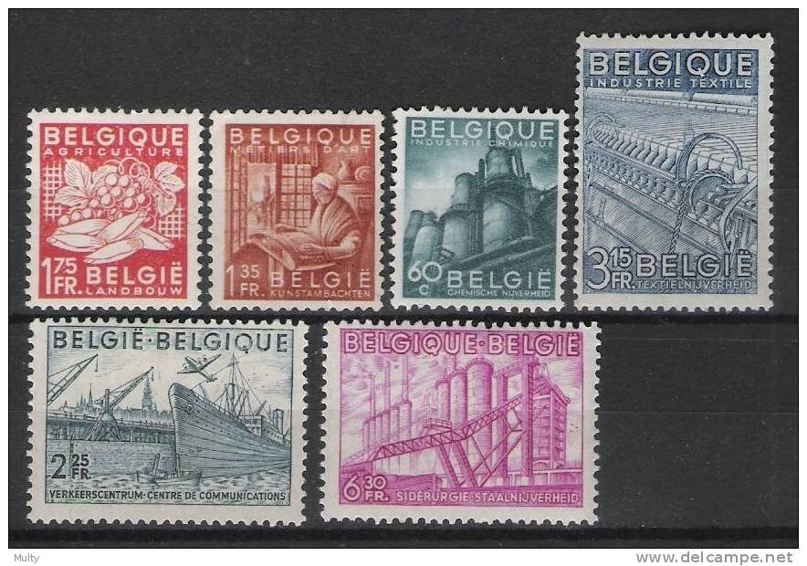 Belgie OCB 761 / 766 (*) - Unused Stamps