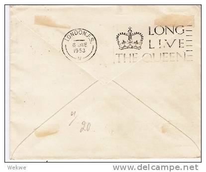 NZ113/ Krönungssatz EII. Sonderstpl. Wellington/Scotland - Briefe U. Dokumente