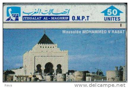 MOROCCO  50 U  MAUSOLEUM  MOHAMMED V  L & G MOR-02a CODE:305A SPECIAL PRICE !!! READ DESXCRIPTION ! - Morocco