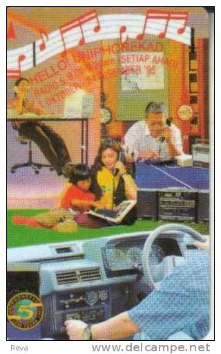 MALAYSIA  $10  RADIO 3   WOMAN  CHILD TELEPHONE  CAR GPT  MLS-MU-267 CARD: 15USBC  SPECIAL PRICE !!! READ DESCRIPTION !! - Maleisië