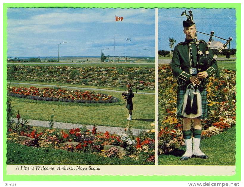 AMHERST, N.S. - A PIPER´S WELCOME - JOUEUR DE CORNEMUSE - - Sonstige & Ohne Zuordnung