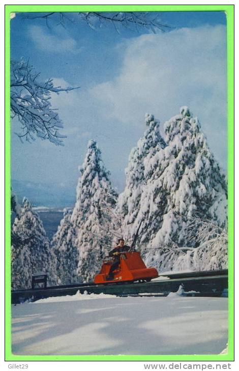 NORTH CONWAY,N.H. - SKIMOBILE CAR ON UPPER UNIT - CARD TRAVEL IN 1965 - - Other & Unclassified