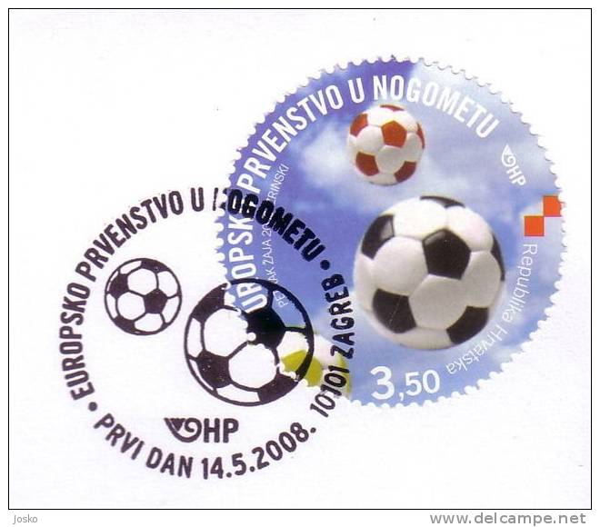 FOOTBALL - European Championships 2008 AUSTRIA & SWITZERLAND ( Croatie FDC  ) Fussball Soccer Futbol Futebol Calcio - UEFA European Championship