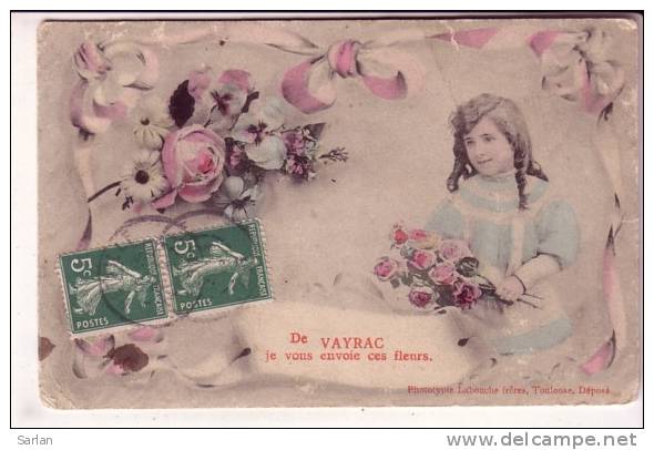 46 , VAYRAC , De Veyrac Je Vous Envoie Ces Fleurs - Vayrac