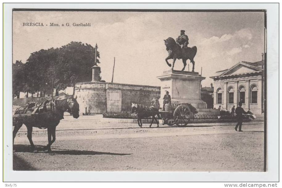 Brescia-Monumento A Garibaldi - Brescia