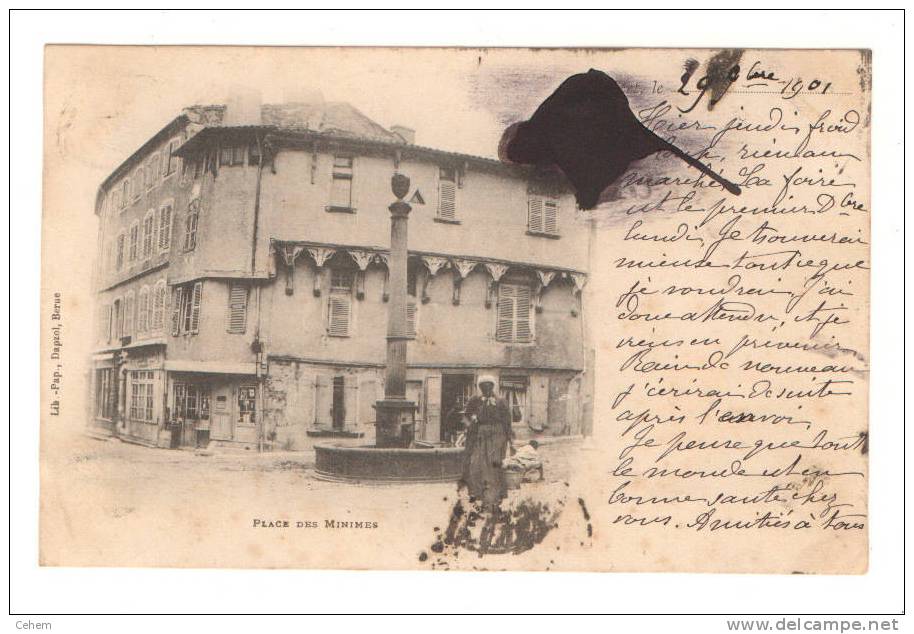 AMBERT 63 PLACE DES MINIMES PRECURSEUR - Ambert