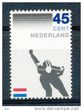 PAESI BASSI 1982  100° ANNIVERSARIO DELL´ASSOCIAZIONE REALE DI PATTINAGGIO. MNH** - Eiskunstlauf