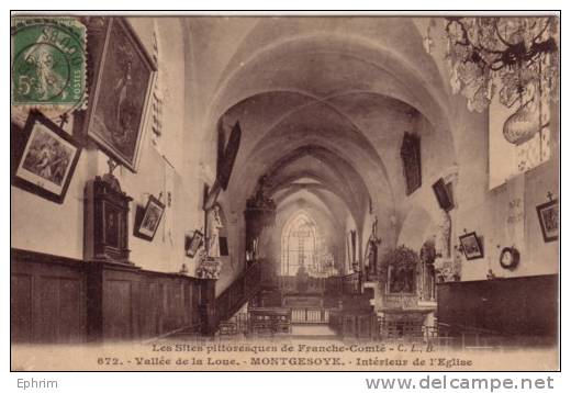 MONTGESOYE - Intérieur De L´Eglise - Autres & Non Classés