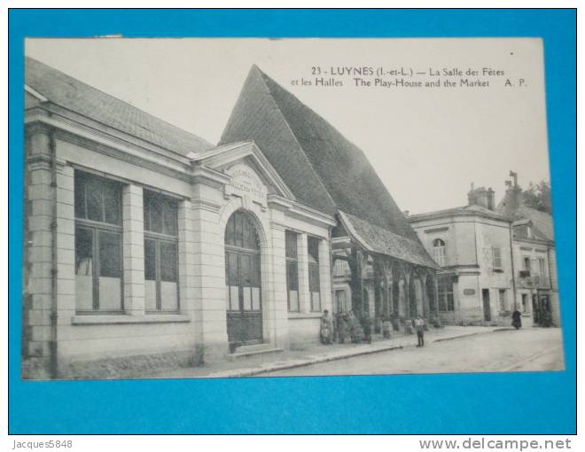 37) Luynes - N° 23 - La Salle Des Fétes Et Les Halles - Année 1945 - Edit  A.P - Luynes