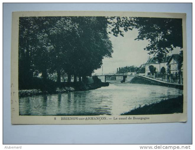 Brienon Sur Armançon , Le Canal De Bourgogne - Brienon Sur Armancon