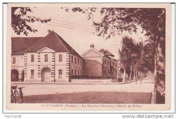 YONNE . SAINT FARGEAU . LA MAIRIE L AVENUE L ECOLE DES FILLES - Saint Fargeau