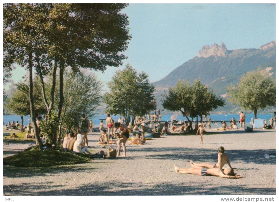 Lac D´ Annecy - Doussard - La Plage (1970) - Doussard