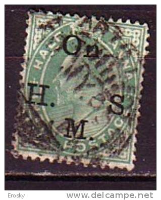 P3338 - BRITISH COLONIES INDIA SERVICE Yv N°40 - 1902-11 King Edward VII