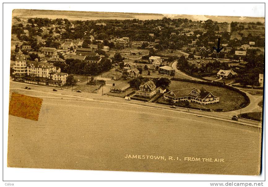 Jamestown Rhode Island From The Air - Andere & Zonder Classificatie