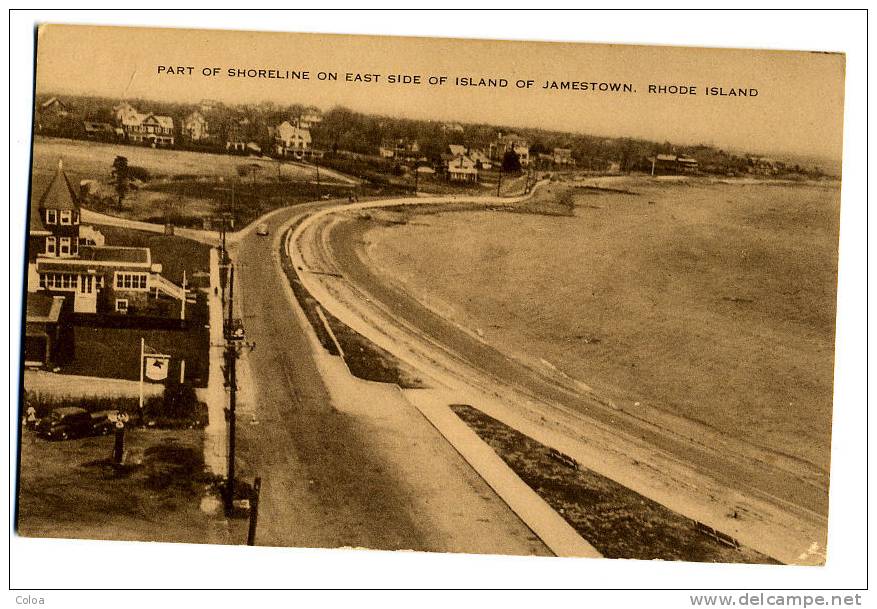 Part Of Shoreline On East Of Island Of Jamestown Rhode Island - Andere & Zonder Classificatie