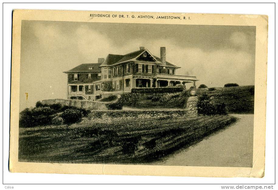 Residence Of Dr T. G. Ashton Jamestown Rhode Island - Other & Unclassified