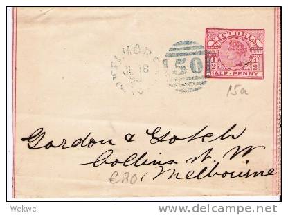 Vic111/ Ascher 15a, Streifband (wrapper) 1890 - Cartas & Documentos