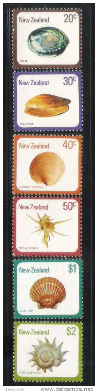 New Zealand 1978/79 Sea Shells MNH - Coquillages