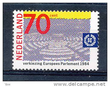 PAESI BASSI 1984  PARLAMENTO EUROPEO: SECONDE ELEZIONI. MNH** - Institutions Européennes