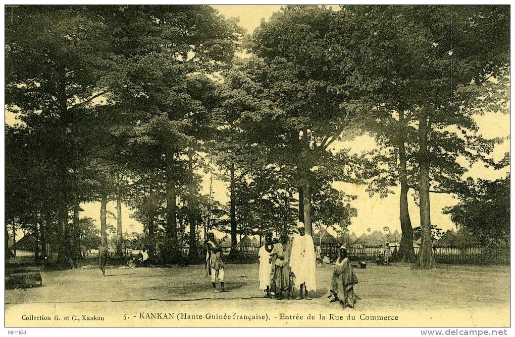 HAUTE- GUINEE . KANKAN . ENTREE DE LA RUE DU COMMERCE . - French Guinea